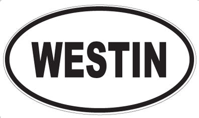 WESTIN - Oval Sticker