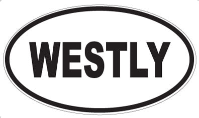 WESTLY - Oval Sticker
