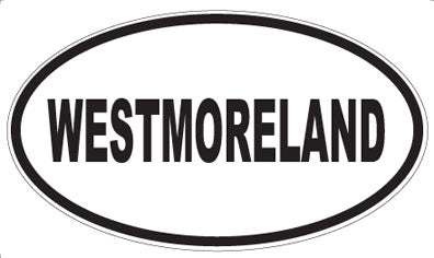 WESTMORELAND - Oval Sticker