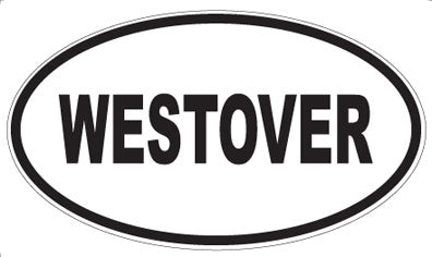 WESTOVER - Oval Sticker