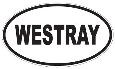 WESTRAY - Oval Sticker