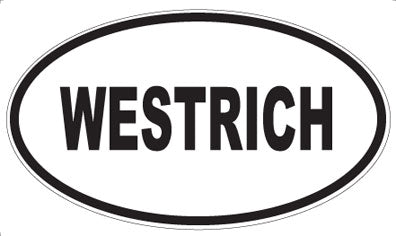 WESTRICH - Oval Sticker