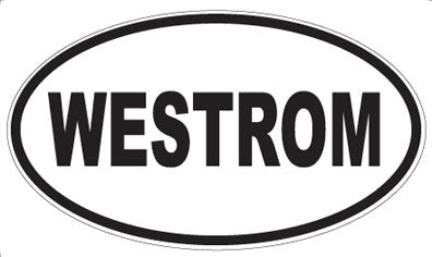 WESTROM - Oval Sticker
