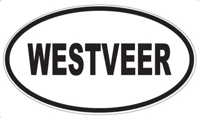 WESTVEER - Oval Sticker