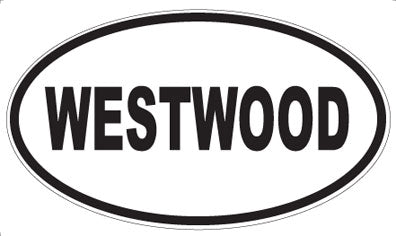 WESTWOOD - Oval Sticker