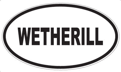 WETHERILL - Oval Sticker