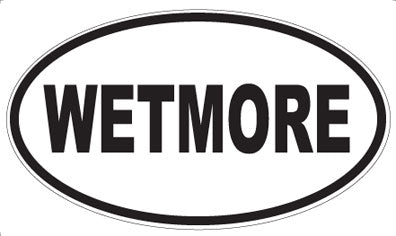 WETMORE - Oval Sticker