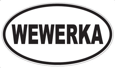 WEWERKA - Oval Sticker