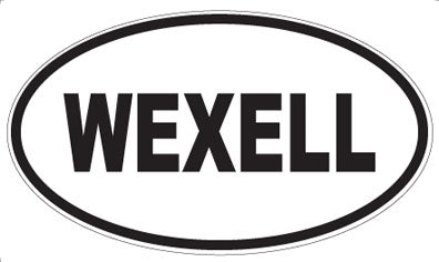 WEXELL - Oval Sticker
