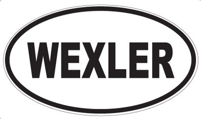 WEXLER - Oval Sticker