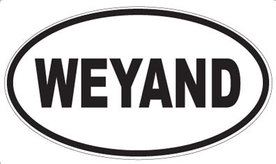 WEYAND - Oval Sticker
