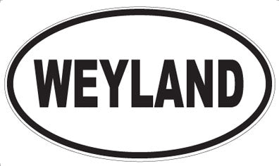 WEYLAND - Oval Sticker