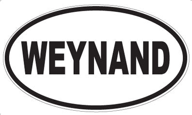 WEYNAND - Oval Sticker