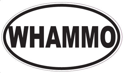 WHAMMO - Oval Sticker
