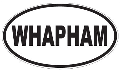 WHAPHAM - Oval Sticker