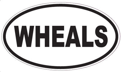 WHEALS - Oval Sticker