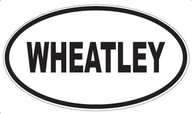 WHEATLEY - Oval Sticker