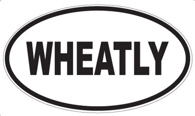 WHEATLY - Oval Sticker