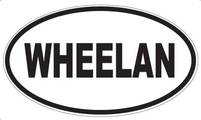 WHEELAN - Oval Sticker