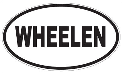 WHEELEN - Oval Sticker