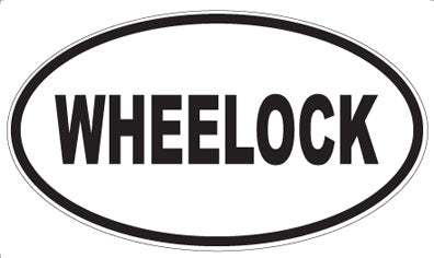 WHEELOCK - Oval Sticker