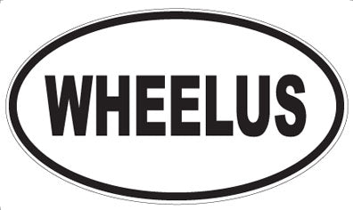WHEELUS - Oval Sticker