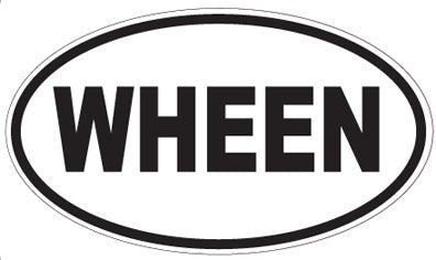 WHEEN - Oval Magnet