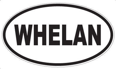 WHELAN - Oval Sticker