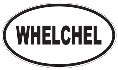 WHELCHEL - Oval Sticker