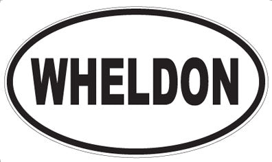 WHELDON - Oval Sticker