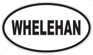 WHELEHAN - Oval Sticker