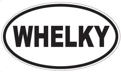 WHELKY - Oval Sticker
