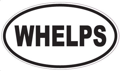 WHELPS - Oval Sticker