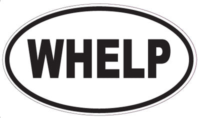 WHELP - Oval Magnet