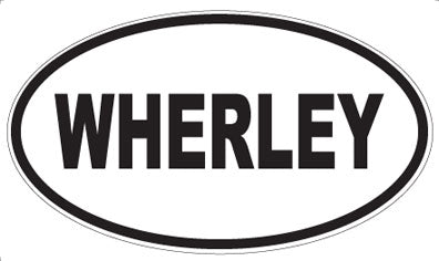 WHERLEY - Oval Sticker