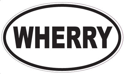 WHERRY - Oval Sticker