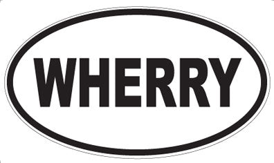 WHERRY - Oval Magnet