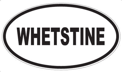 WHETSTINE - Oval Sticker