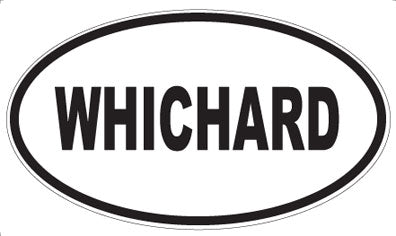 WHICHARD - Oval Sticker