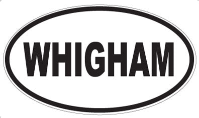 WHIGHAM - Oval Sticker