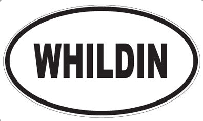 WHILDIN - Oval Sticker