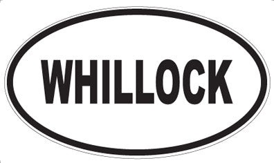 WHILLOCK - Oval Magnet