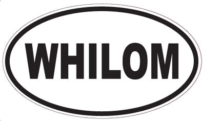 WHILOM - Oval Sticker