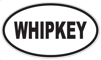 WHIPKEY - Oval Sticker