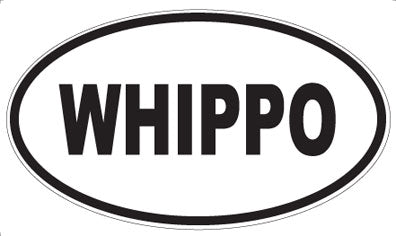 WHIPPO - Oval Sticker