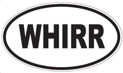 WHIRR - Oval Magnet