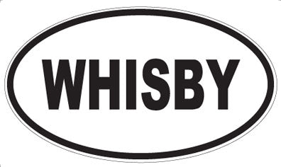 WHISBY - Oval Sticker