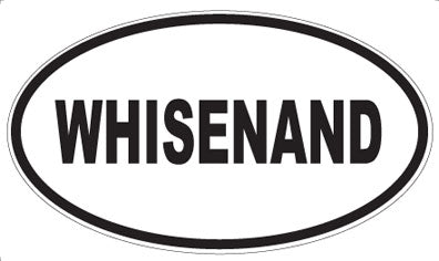 WHISENAND - Oval Sticker
