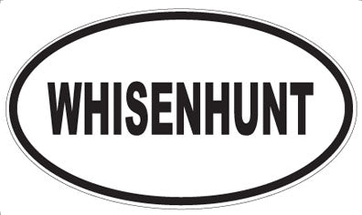 WHISENHUNT - Oval Sticker