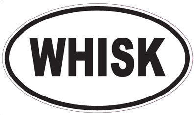 WHISK - Oval Magnet